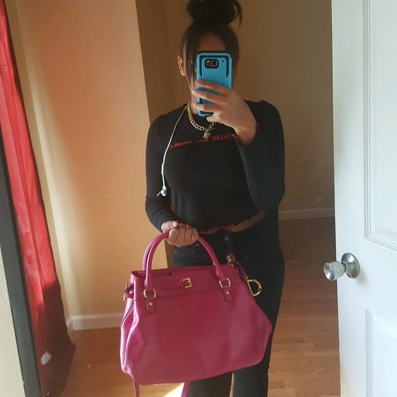 Large Satchel/ Chandler Saffiano Satchel - Picture 4 of 8